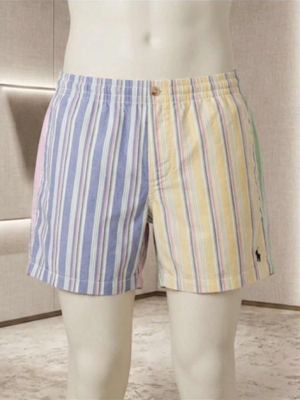 Polo Colorful Striped Men's Shorts